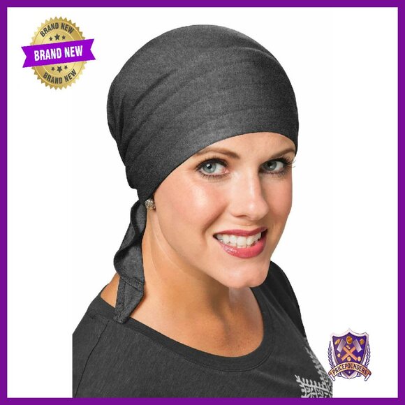 Padded Instant Tie Headscarf Luxury Bamboo Viscose One Size